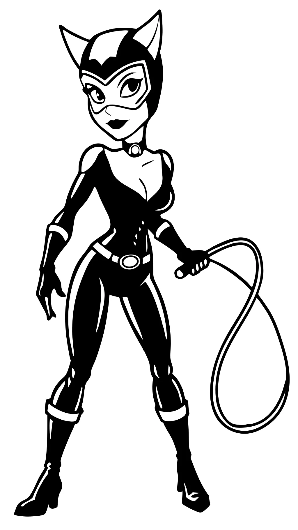 Páginas para colorear de Catwoman